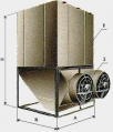 Компактные вентиляторные градирни серии ГРД