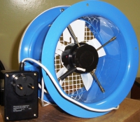 Малогабаритный осевой вентилятор ВО-18-270