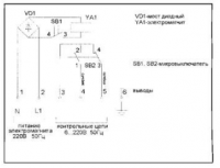 Схема электрических соединений ПЭМ 038