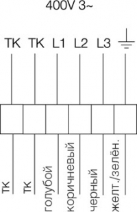 Схема подключения. Вентилятор KT 40-20-4