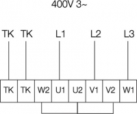 Схема подключения. Вентилятор RSI 100-50 L3, RSI 60-35 L3, RSI 60-35 M3, RSI 70-40 L3, RSI 80-50 L3, RSI 80-50 M3
