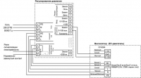 Схема подключения. Вентилятор DVC 225-P, DVC 315-P, DVC 355-P, DVC 400-P