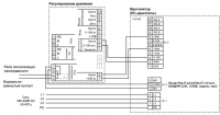 Схема подключения. Вентилятор DVC 450-P, DVC 500-P, DVC 560-P, DVC 630-P