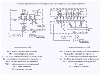 Примеры схем подключения электроприводов клапана КВП-120-НЗ