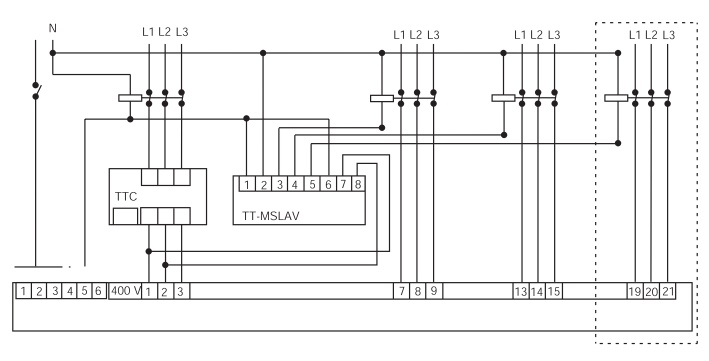 Схема подключения TT-MSLAV