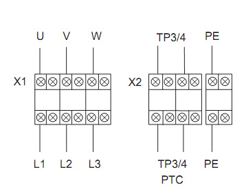 Схема подключения. Вентилятор AXC-EX